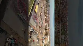 Новый парк аттракционов по магистрали #drone #architecture #park