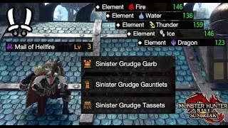 [Monster Hunter Rise: Sunbreak] Mail of Hellfire Lv 3 Elemental Dual Blades Build