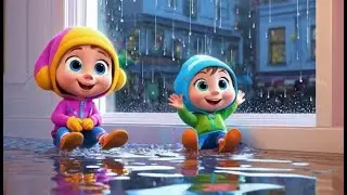 Tap Tap Raindrops Aprendeu um Ritmo | Can&ccedil;&otilde;es Infantis e Rimas para Crian&ccedil;as
