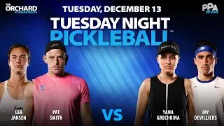 Lea Jansen & Patrick Smith vs. Yana Grechkina & Jay Devilliers | Tuesday Night Pickleball™