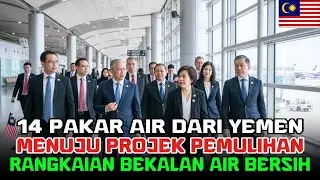 14 pakar air dari Yemen Menuju projek pemulihan Rangkaian bekalan air bersih