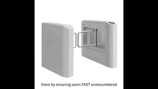 JKDCSECURITY - JKDC-425B - High Quality Rfid Card Reader Security Swing Turnstile Gate