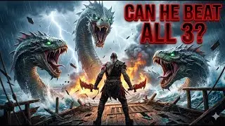 God of War 2005   First Boss Fight The Hydra  4K 60FPS Gameplay