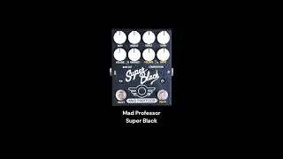 Mad Professor Super Black Preamp Distortion Pedal British to Blackface