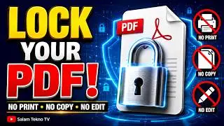 Stop Anyone from Printing, Copying or Editing Your PDF!