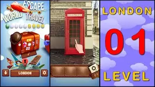 JOGO ESCAPE WORLD TRAVEL - 50 DOORS 3 | 50 PORTAS 3 - LEVEL 01 - LONDON