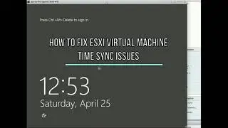 Как исправить проблемы синхронизации времени виртуальной машины ESXi