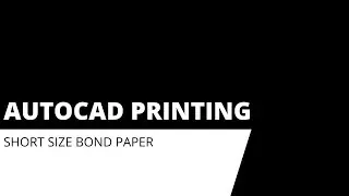 Печать AutoCAD на бумаге размером 8,5 x 11 дюймов (из DWG в PDF)