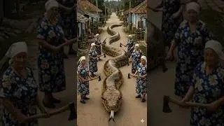 The mystery of the giant snake&rsquo;s belly revealed?! 🤔🐍 #wildlife #aivlog #animals