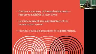 State of the Humanitarian System 2018 Canadian Launch