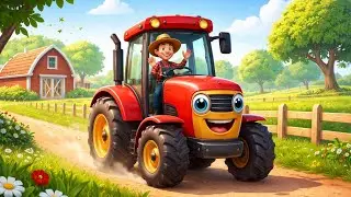 🚜 Brumm Brumm Traktor auf dem Bauernhof 🌾 | Lustiges Tierlied für Kinder | Deutsch Kinderlied
