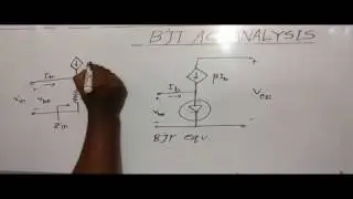 introduction to BJT AC analysis(re model) part 1 in bangla