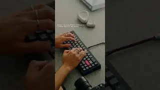 MKBHD Custom Luxury Keyboard Typing Test ASMR #shorts #mechanicalkeyboard