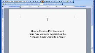 Cara Membuat Dokumen PDF
