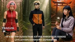 10 Naruto Characters at the Forgotten Shrine | Live Action Cinematic Experience #narutoliveaction