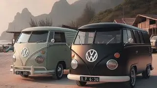 Review of 1/36  Scale Diecast Models of cars Volkswagen Transporter 1-gen Pickup & Wen