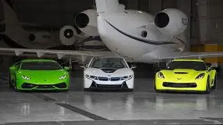 INSANE Private Jet Car Meet!