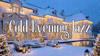 Smooth Jazz Cold Evening ❄️ &ndash; Early Winter Jazz for Stress Relief | 24/7 Live