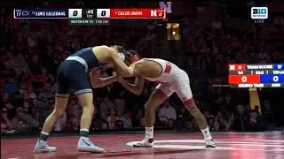 Luke Lilledahl(PSU) vs Caleb Smith(NEB) 1/17/25 (Jeff Byers Radio Call)