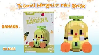 EASY BUILDING NANO BLOCKS MINI LEGO BRICKS MEKANSM FRUIT SERIES NO. K102 BANANA