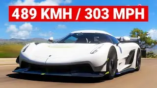 Forza Horizon 5 - 2020 Koenigsegg Jesko Max Build, Top Speed Tune (489 km/h ~ 303 mph)