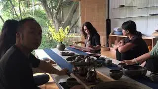 Chinese tea time at Studio Nong
