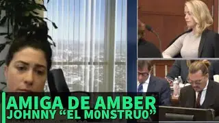 Amiga de Amber Heard ROMPE EN LLANTO, llama a Johnny  El M0NSTRU0