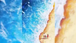 СЕМЬЯ НА МОРЕ |Что ещё нужно🌊 Рисуем просто вместе✌️