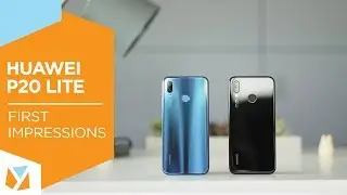 Huawei P20 Lite Unboxing and Hands-on
