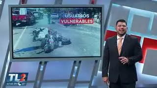 80% DE MUERTOS EN ACCIDENTES SON MOTOCICLISTAS Y PEATONES ┃Teledos ┃El Salvador