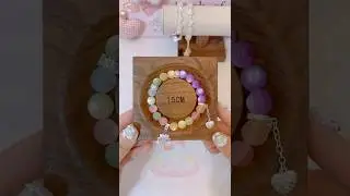 Tutorial on making bracelets with color-changing beads#beads #charm #minitoy #asmr #tutorial