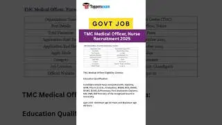 tata memorial centre recruitment 2025 | tata memorial centre | tata memorial centre vacancy #viral