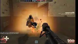 reup from my other channel (doeshotter's bots attacking a tf2 server)