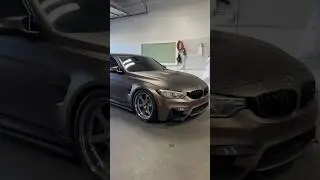 Need your #carwrap ? Contact us today #f80 #bmw #m3 in satin brown #wrap 310-779-2190