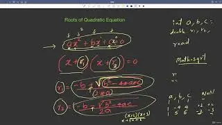 5.4 : Student Challenge &ndash; Quadratic Equation &mdash; [Abdul Bari] Java Course
