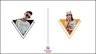 Picsart editing | Triangle pop out effect | picsart mobile tutorial | profile dp image creating 2020