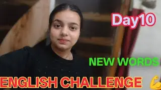 Day 10 English Challenge 💪 | Learn New Words & Speak Fluently | Speak With Me@ChahatkaSafar-y7d 