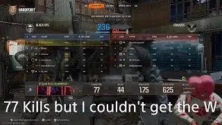 BO6 Hideout AMES-85 | 77 Kills in Hardpoint Nail-Biter (We Barely Lost...)
