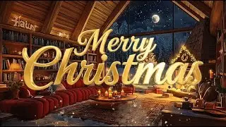 Merry Christmas 🎄 Cozy Jazz & Fireplace Ambience for Peaceful Holiday Nights