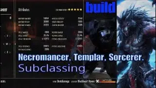 ESO Necromancer Subclassing werewolf Build with Templar an sorcerer