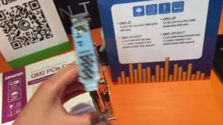 [QNAP CeBIT 2017] QM2: M.2 SSD/10GbE PCIe Expansion Card