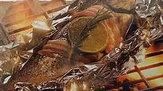 Filete de pescado al papillote.