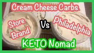 KETO: Store Brand Vs Philadelphia, Cream Cheese! ￼