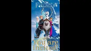 Customizable Frozen Birthday Invitation Video