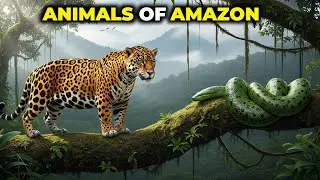 Animals Life Of Amazon | Rare Birds and Monkeys 