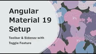 Angular Material 19 Setup &ndash; Toolbar & Sidenav with Toggle Feature
