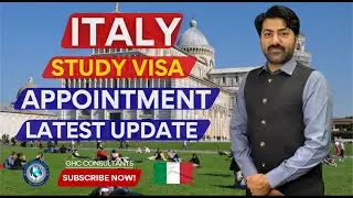 Italy Study Visa Appointment Latest Update 22 Oct 2025 | Italy BLS Appointment from PAKISTAN | GHC