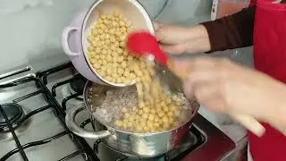 Garbanzos con Carne molida#comida#casera#nutritiva.