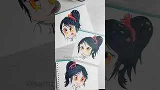 Cute Chibi Princess Drawing #shorts #cute #art #chibi