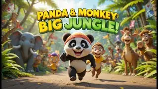 3D Animated Cartoon Adventure | Kahani Boss Official | Fun Kids Jungle Story 🐼🐒